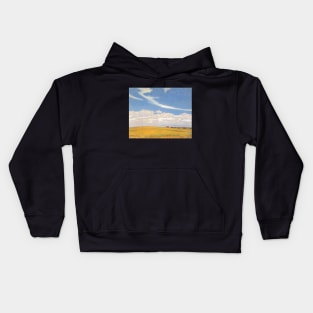 Prairie After Storm by Maynard Dixon Kids Hoodie